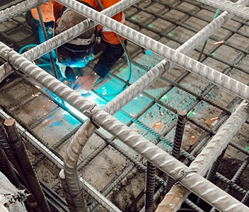 Concreter welding steel rebar reinforcement mesh grid for concrete foundation slab